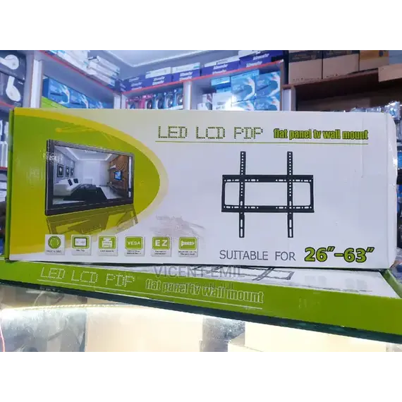 Set Suport TV Wall Mount për 26"-63" + Mbrojtës Tensioni Hama 00223323, 3 imazh