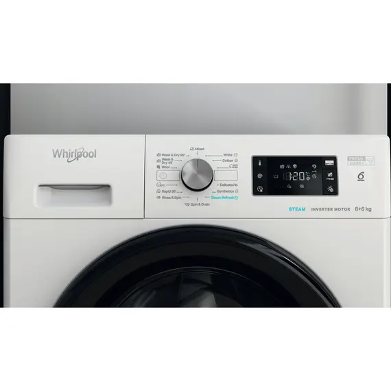 Larese-Tharese Whirlpool FFWDB 864349 BV EE 8Kg/6Kg, 1400 rpm, SteamCare, Klasa B, 4 imazh